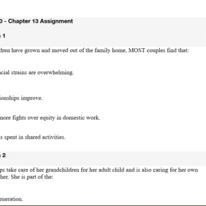 PSYC 370 - Chapter 13 Assignment
